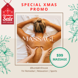 $99 Massage Sale for Xmas