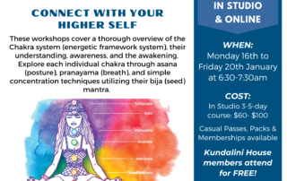 Hatha Flow Yoga 5 Day intensive with Shilpa