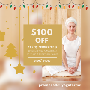 Yearly Yoga Membership $100 Off