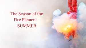 The Fire element Summer by Louisa Dalla Riva