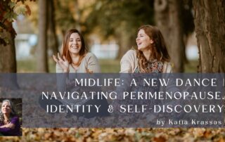 Woman reflecting on midlife transformation, self-discovery, perimenopause and personal growth during a significant life transitio