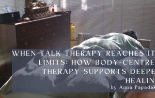 Body-centred therapy and somatic healing supporting the connection between mind, body and nervous system wellbeing.