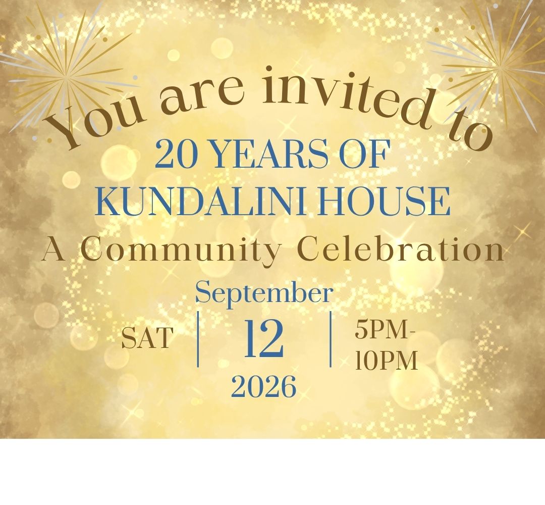 Kundalini House 20th anniversary community celebration in Melbourne with food, music, dancing and wellbeing experiences.